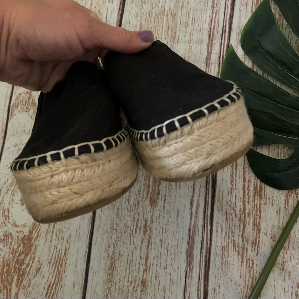 Circus by Sam Edelman Black Espadrilles Size 7